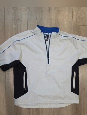 FootJoy Tour Collection Short Sleeve Golf Pullover Windbreaker XL